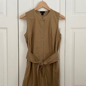 J. Crew Tan Button Dress